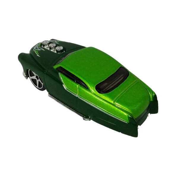 Hot Wheels Green 1949 Merc Lowrider Loose Vintage 2003 Diecast Car - Picture 4 of 6